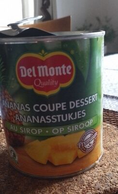 Ananas coupé dessert front packaging