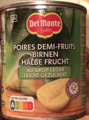Poires Demi-fruits