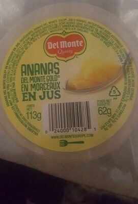 Ananas en petit morceaux