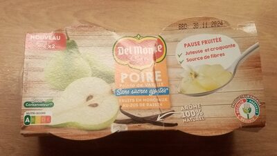 Poire pointe de vanille