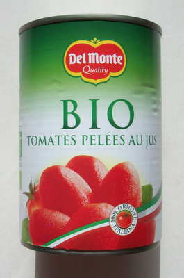 Tomates pelées au jus Bio