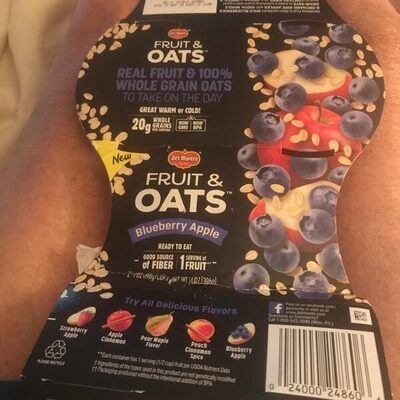 Blueberry apple fruit & oats