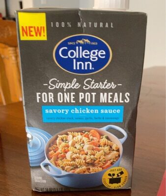 Simple Starter-Savory chicken sauce