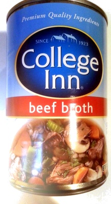 College inn, beef broth