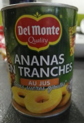 Ananas en tranche front packaging
