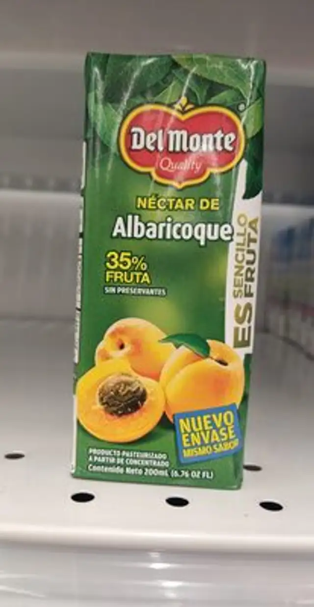 Me tarde albaricoque front packaging