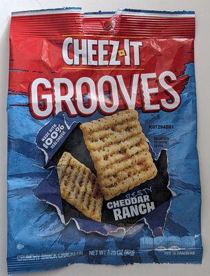 Chee It Zesty Cheddar Ranch Grooves
