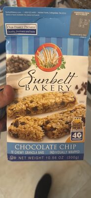 CHOCOLATE CHIP 10 CHEWY GRANOLA BARS