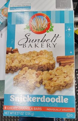 Snickerdoodle Granola Bar