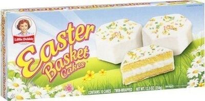 Easter Basket Cakes front packaging