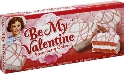 Be My Valentine Strawberry Cakes