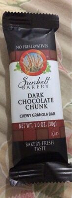 Dark Chocolate Chunk Chewy Granola Bar