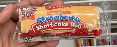 Strawberry shortcake roll
