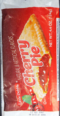 Cherry fruit pie front packaging