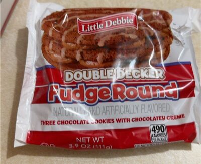 Double decker fudge rounds front packaging