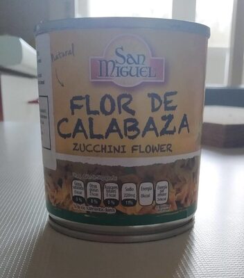 Flor de calabaza front packaging