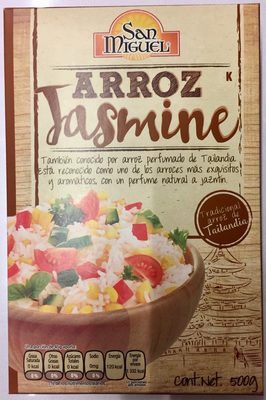 Arroz Jasmine San Miguel front packaging
