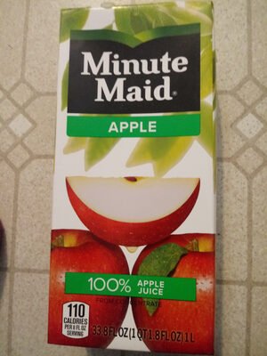 Minute Maid Apple Juice - 100% Pure