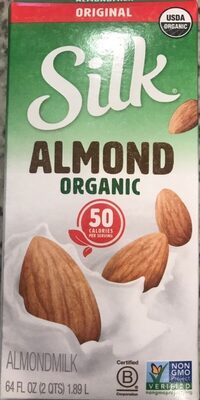 Organic Almondmilk Original Refrigerated front packaging
