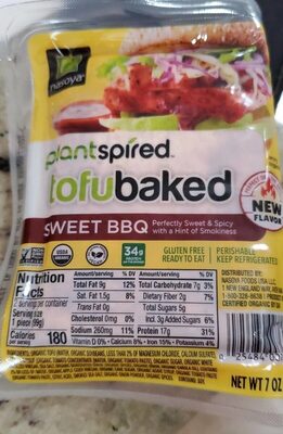 Organic Tofu Baked Sweet BBQ