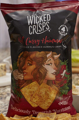 Red Curry Hummus Crisps