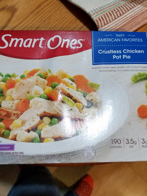 Crustless Chicken Pot Pie front packaging