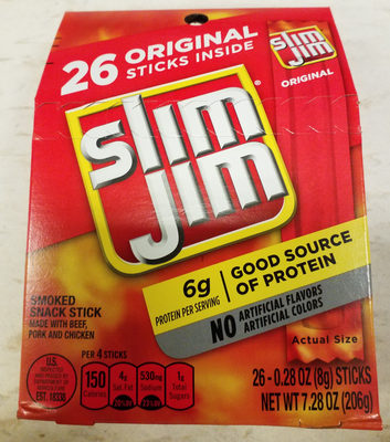 Smoked Snack Stick front packaging