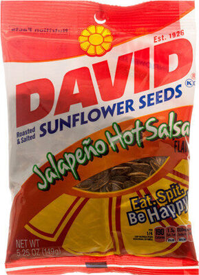 Jalapeño jumbo sunflower seeds front packaging