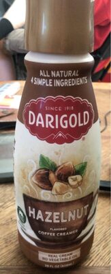 Darigold hazelnut coffee creamer