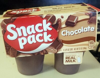 Chocolate Pudding front packaging