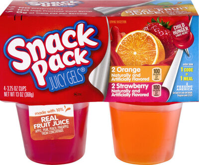 Strawberry orange gelatin