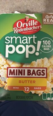 smart pop! MINI BAGS BUTTER microwave popcorn