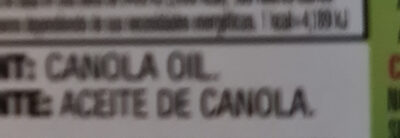 Aceite Canola ingredients label