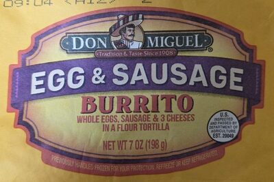 Sausage Breakfast Burrito
