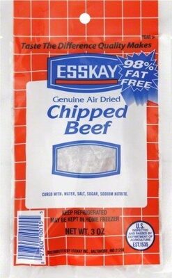 Creamed Chipped Beef front packaging