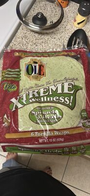 Spinach & Herbs Tortilla Wraps