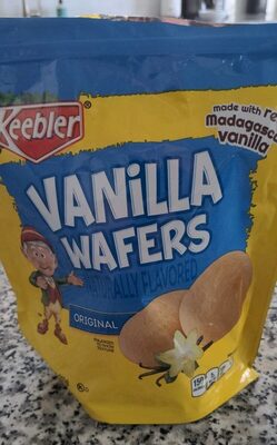 Vanilla wafers front packaging