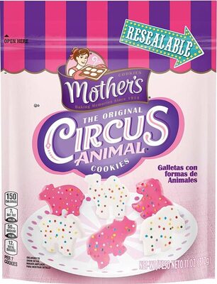 Keebler mothers circus animal cookies front packaging