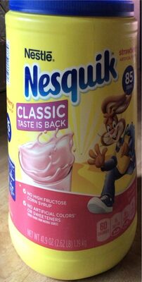 Nesquik front packaging