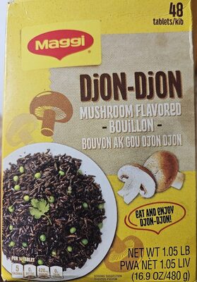 Djon-Djon Mushroom Flavored Buillon front packaging