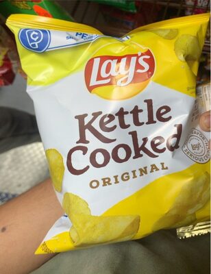 Lays kettle cooked front packaging