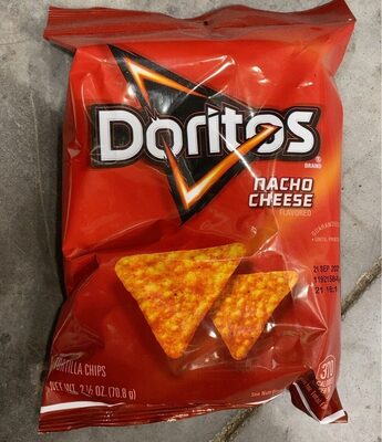 Doritos Nacho Cheese Flavored front packaging