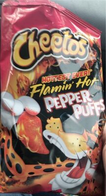 Pepper puffs front packaging