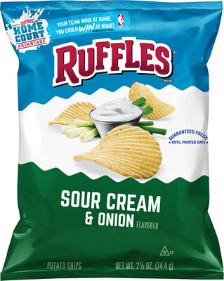 Potato chips front packaging