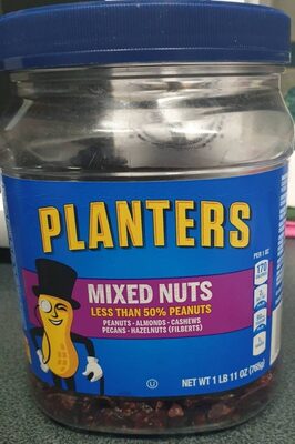 Mixed nuts front packaging