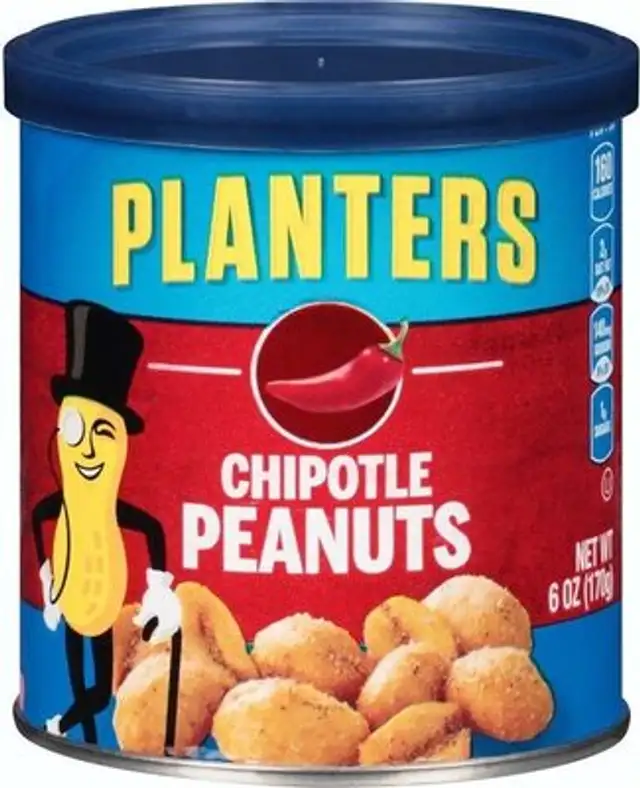 Chipotle peanuts front packaging