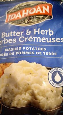 Purée de pommes de terre herbes crémeuses