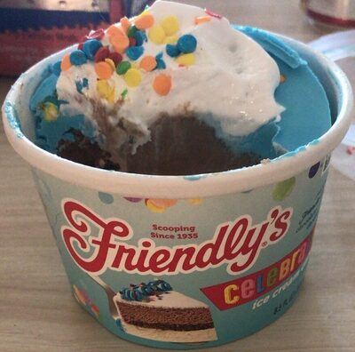 Friendlys celebration ice cream cake