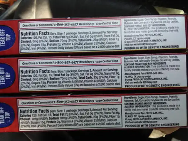 Cracker ingredients label