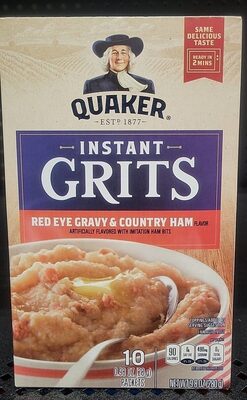Red Eye Gravy and Country Ham instant grits